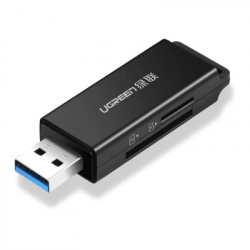 ��������� USB Ugreen CM104, Black, USB 3.0 - microSD / SD (40752)