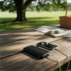 Батарея універсальна AWEI 10000mAh P20K, 12W, Black (6954284009744) - Картинка 9