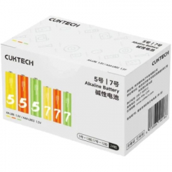 Батарейка CUKTECH AA+AAA rainbow alkaline battery (12*AA+12*AAA) (CUKAAB10CNCM) - Картинка 4