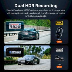 Відеореєстратор Xiaomi 70mai Dash Cam X800-2 Omni 128GB Black +RC14 Rear Camera Set (1152147) - Картинка 10