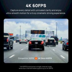 Відеореєстратор Xiaomi 70mai Dash Cam X800-2 Omni 128GB Black +RC14 Rear Camera Set (1152147) - Картинка 9