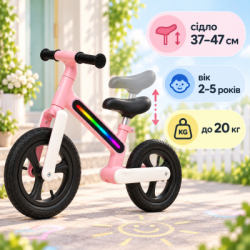 Біговел LiT Light Rider LAVA LED - Pink (LT-3004-PNK) - Картинка 4