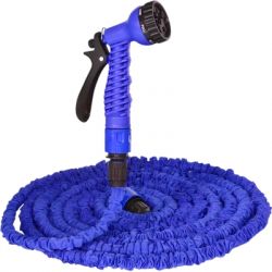 ���������� ����� Voltronic 25-75�/250ft + �����������, ������� �� ����, Blue/Green, Box (Garden hose 25-75)