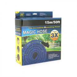 Поливочный шланг Voltronic KY-150G, 5-15м/50ft, + распылитель, насадка на кран, Green, Box (KY-150G) - Картинка 3