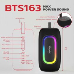 Акустическая система Energizer BTS163 Black (BTS163) - Картинка 11