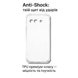Чехол для мобильного телефона BeCover Anti-Shock Google Pixel 9a Clear (715071) - Картинка 5