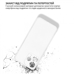 Чохол до мобільного телефона BeCover Oppo Reno15 5G Transparancy (715058) - Картинка 4