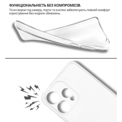 Чохол до мобільного телефона BeCover Oppo Reno15 5G Transparancy (715058) - Картинка 5