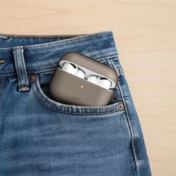 Чохол для навушників Uniq Glase AirPods Pro 2 gen Glossy Smoke (8886463683590) - Картинка 6