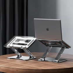 Підставка для ноутбука Підставка до ноутбука RTAKO RS-CP75A Dual-Layer Carbon Steel Laptop Stand (6930539527331) - Картинка 2