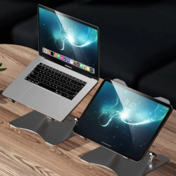 Підставка для ноутбука Підставка до ноутбука RTAKO RS-CP75A Dual-Layer Carbon Steel Laptop Stand (6930539527331) - Картинка 8
