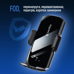 ������������� ���������� ColorWay FlameGrip, ���������, Wireless Charger 15W Black (CW-CHAW070Q-BK) - �������� 12