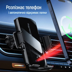 ������������� ���������� ColorWay FlameGrip, ���������, Wireless Charger 15W Black (CW-CHAW070Q-BK) - �������� 6