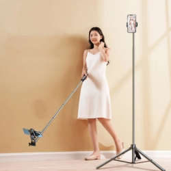 Монопод для селфі RTAKO трипод ZP220 Pro Ultra-Wide Angle Selfie Stick Black (6942063213376) - Картинка 7