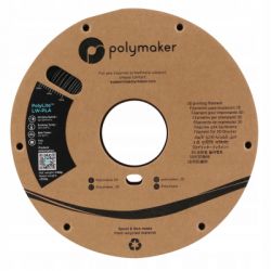 Пластик для 3D-принтера Polymaker PLA POLYLITE LW 1.75 mm 0,8kg BLACK (PA08001) - Картинка 2
