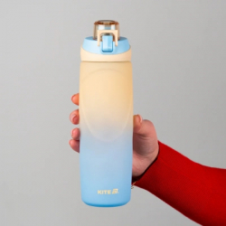 Бутылка для воды Kite K26, 760 мл, бежево-синя (K26-1200-1) - Картинка 4