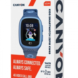 �����-�������� Canyon ZEFIR KW-49 E-SIM 4G GPS Blue ������� �����-�������� (CNE-KW49BL) - �������� 7