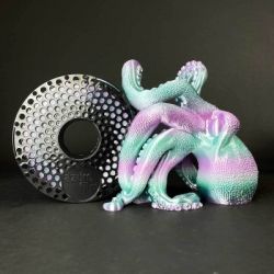 Пластик для 3D-принтера AzureFilm PLA SILK 1,75mm 1kg Rainbow Aurora (FL171-6145) - Картинка 3