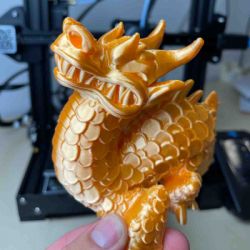 Пластик для 3D-принтера AzureFilm PLA SILK 1,75mm 1kg Flame Orange (FL171-2010) - Картинка 4