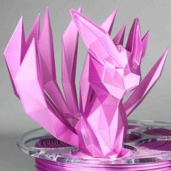 Пластик для 3D-принтера AzureFilm PLA SILK 1,75mm 1kg Princes Gleam/Pink (FL171-4010) - Картинка 3