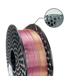 Пластик для 3D-принтера AzureFilm PLA SILK 1,75mm 1kg Rainbow Tropicana (FL171-2463) - Картинка 2