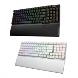 Клавіатура ASUS ROG Strix Scope II X NX Snow V2 ABS USB UA Black (90MP037A-BKMA00) - Картинка 10