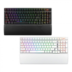 Клавіатура ASUS ROG Strix Scope II X NX Snow V2 ABS USB UA Black (90MP037A-BKMA00) - Картинка 11