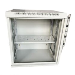 Шкаф настенный GEAR 12U 19" 600x600x600 мм, + полка 19", grey (GWMSN-12U-600-600G) - Картинка 4
