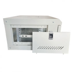 Шафа настінна GEAR 4U 19" 600x600x240 мм, + полка 19", grey (GWMSN-4U-600-600G) - Картинка 4