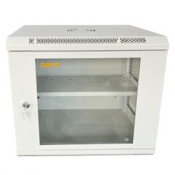 ���� ������� GEAR 9U 19" 600x600x450 ��, + ����� 19", grey (GWMSN-9U-600-600G)