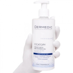 Гель для душу Dermedic Cicatopy Кремовий Для дорослих і дітей з 1-го дня життя 300 мл (5901643178000) - Картинка 2