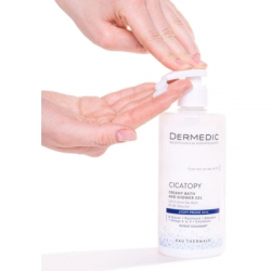 Гель для душу Dermedic Cicatopy Кремовий Для дорослих і дітей з 1-го дня життя 300 мл (5901643178000) - Картинка 3