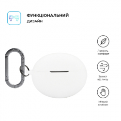 Чохол для навушників Armorstandart Hang Case для Oppo Enco X3s White (ARM90064) - Картинка 2
