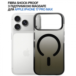 Чохол до мобільного телефона BeCover FIBRA Shock-Proof MagSafe Apple iPhone 17 Pro Max Black (715468) - Картинка 4