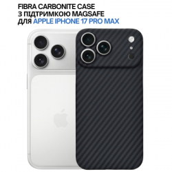 ����� �� ��������� �������� BeCover FIBRA Carbonite MagSafe Apple iPhone 17 Pro Max Black (715410) - �������� 7