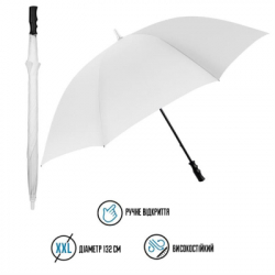 Зонт Perletti Golf XXL тростина, з системою антивітер, біла (P96020-04) - Картинка 3