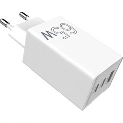Зарядний пристрій Sigma 2xUSB-C PD65W + 1xUSB QC3.0 GaN X-power PS65-01 white (4827798637715) - Картинка 8