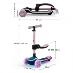������� Kinderkraft 2-�-1 Raket Up Pink (KRRAUP00PNK0000) (5902533930036) - �������� 5