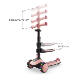 Самокат Kinderkraft Halley 2 Rose Pink (KRHALL02PNK0000) (5902533930173) - Картинка 5