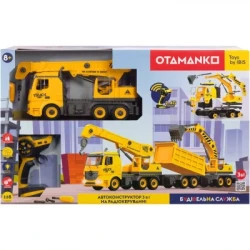 Конструктор Otamanko Автоконструктор 3-в-1 Будівельна служба Кран (FY003A (yellow)) - Картинка 4