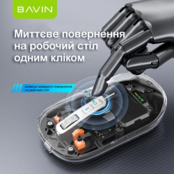 Мишка BAVIN G-K-993 Wireless/Bluetooth Black (G-K-993-BK) - Картинка 9