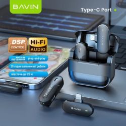 Микрофон BAVIN MP-100 Type-C Black (H-MP-100 BK) - Картинка 3
