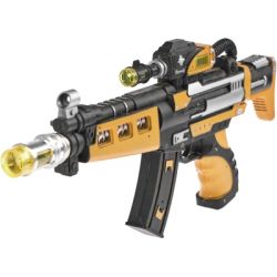 Іграшкова зброя ZIPP Toys Автомат світло-звуковий Зброя майбутнього Жовтий (819) - Картинка 5
