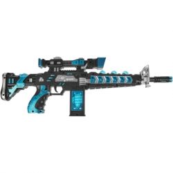 Іграшкова зброя ZIPP Toys Автомат світло-звуковий Зброя майбутнього Cиній (829) - Картинка 2