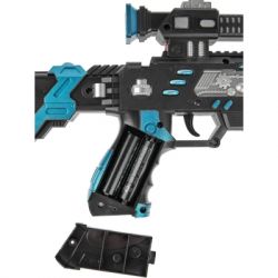 Іграшкова зброя ZIPP Toys Автомат світло-звуковий Зброя майбутнього Cиній (829) - Картинка 6