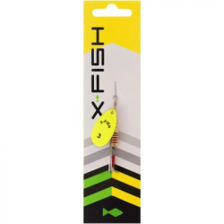 Блешня X-Fish Stark 6.5g 3 Nikel UV lime (1917.07.39) - Картинка 2
