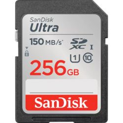 ����� ������ SanDisk 256GB SDXC class 10 UHS-I Ultra (SDSDUNC-256G-GN6IN)