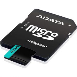 Карта пам'яті Карта пам'яті microSDXC, 256Gb, ADATA Premier Pro, Class10 UHS-I U3 V30 A2, SD адаптер, до 100/85 МБ/с (AUSDX256GUI3V30SA2-RA1) - Картинка 2
