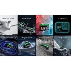Карта пам'яті Карта пам'яті ADATA 128GB microSD class 10 UHS-I U3 V30 A2 Speed Plus (UD128GUI3V30A2SP-RA1) - Картинка 7