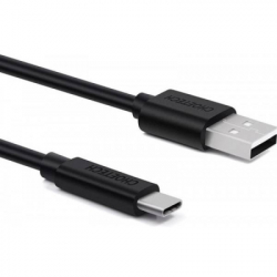 Дата кабель USB 2.0 AM to USB-C 3.0m 18W PVC black Choetech (AC0004-BK) - Картинка 3